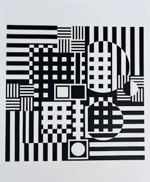 Victor Vasarely - TLINKO en JERUSA - 1973 - 2 werken kopen? Bied vanaf 50!