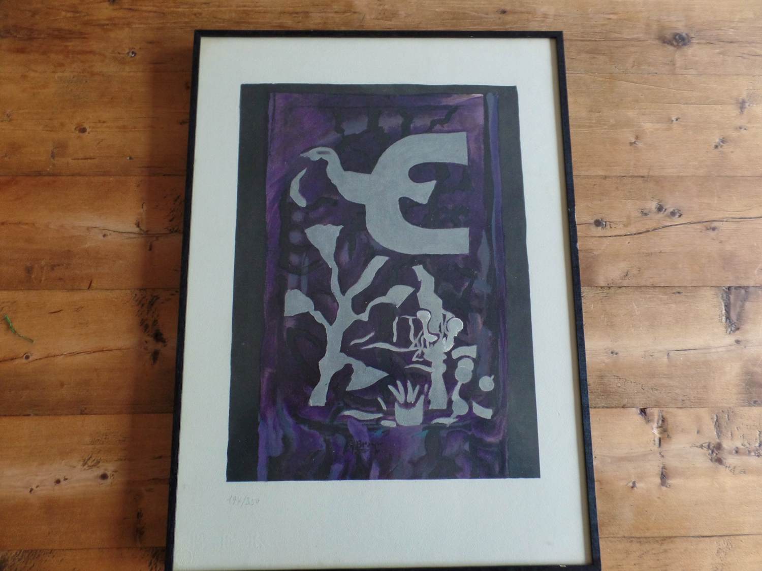 Georges Braque - L'Oisseau et Lotus verkocht voor € 150!