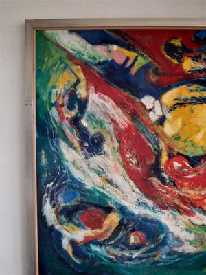 Klaas de Poel - figuren in abstract kopen? Bied vanaf 250!