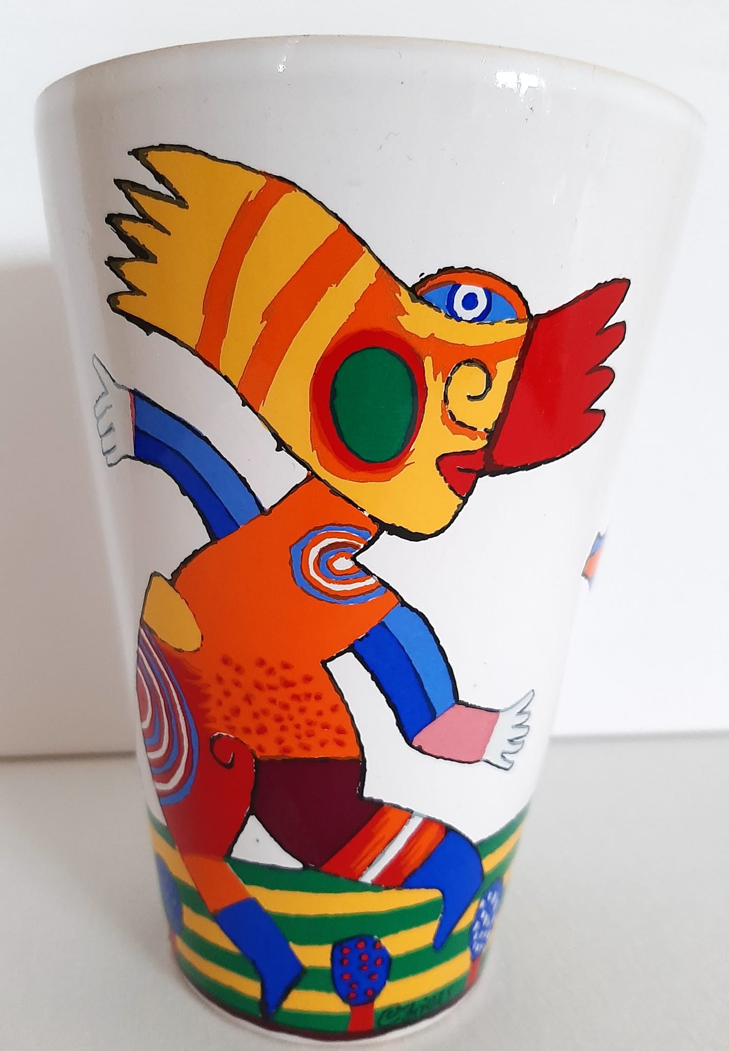 Clemens Briels - Vaas met afbeeldingen verkocht voor € 50!