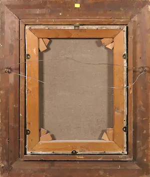 Jan Harm Weijns - Olieverf op doek, Doorkijkje - Ingelijst kopen? Bied vanaf 100!