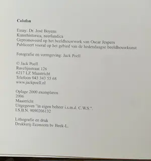 Jack Poell - monoprint 1994 inclusief boek kopen? Bied vanaf 85!