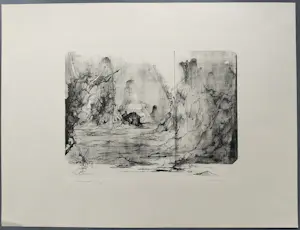 Dirkje Kuik - vergezicht – gesigneerde litho kopen? Bied vanaf 49!