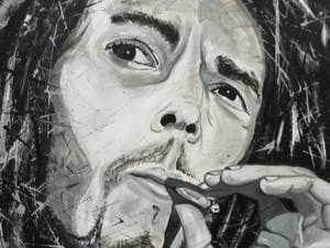 Niet of onleesbaar gesigneerd - Bob Marley (king of the Reggae) kopen? Bied vanaf 10!