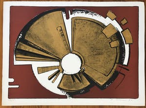 Niet of onleesbaar gesigneerd - Mooie grote zeefdruk - 1972 - Gesigneerd - 119/150 kopen? Bied vanaf 10!