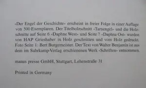 Helmut Andreas Paul Grieshaber - " TARNENGEL " 3 FARBHOLZHOLZSCHNITTE kopen? Bied vanaf 200!