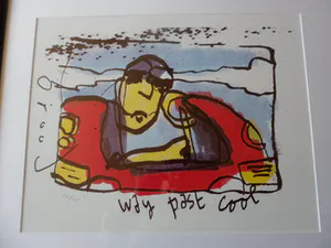 Herman Brood - Zeefdruk. Titel, "Way past cool ". kopen? Bied vanaf 250!