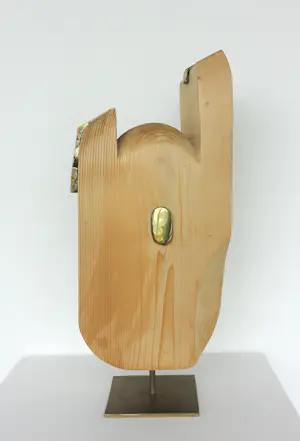 Frans Kokshoorn - Sculptuur van hout met metalen elementen kopen? Bied vanaf 150!