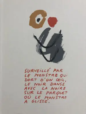 Christian Dotremont - Leporello van 14 bladen poëzie van Dotremont met tekeningen van Corneille kopen? Bied vanaf 325!