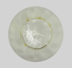 Moser - kristallen schaal - goudgeel kopen? Bied vanaf 60!