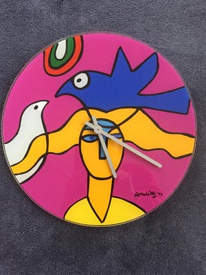 Corneille - Glazen wandklok kopen? Bied vanaf 39!