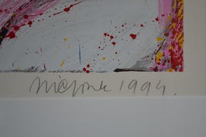 Nic Jonk - zeefdruk - "Melancholie" - handgesigneerd kopen? Bied vanaf 1!