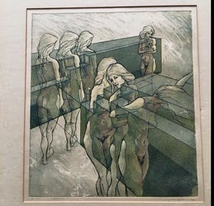 Jeroen de Rond - 3 kleuren ets kopen? Bied vanaf 40!