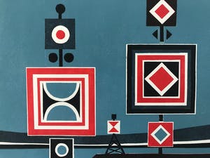 Gijsbert Jan van Koppenhagen - Kleurenhoutsnede - 1974 - 7/30 - Gesigneerd kopen? Bied vanaf 55!