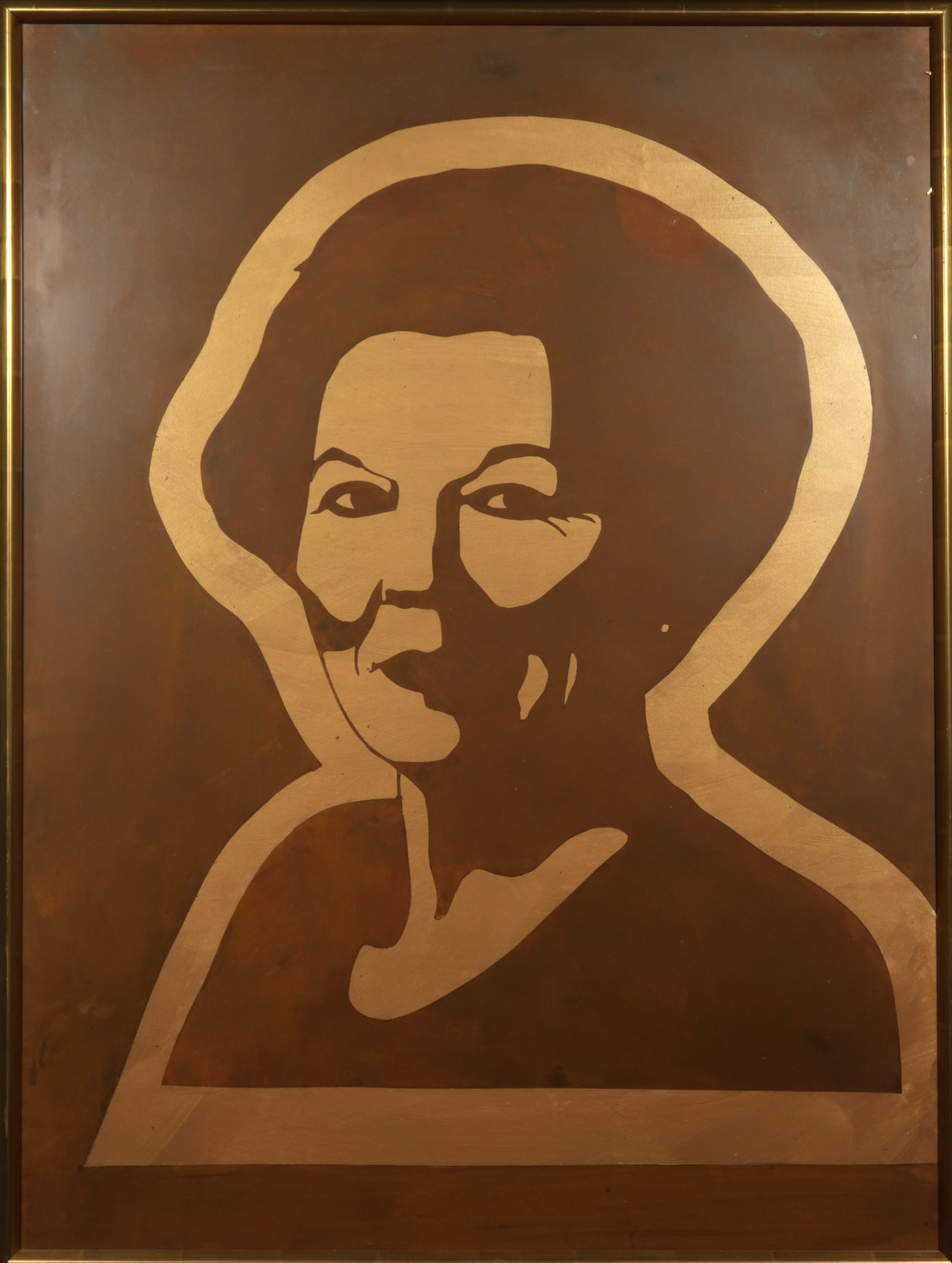 Niet of onleesbaar gesigneerd - Uitsnede, collage en gouache op papier, Beatrix - Ingelijst kopen? Bied vanaf 1!