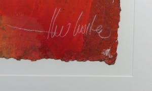 Theo Koster - Zeefdruk en collage, Zonder titel III - Ingelijst kopen? Bied vanaf 35!