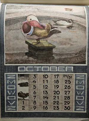 Chris Le Roy - Originele complete kalender 1937 heel met beschrijving kopen? Bied vanaf 300!
