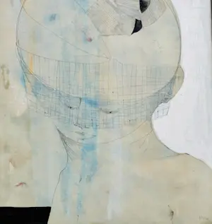 Robert Detheux - Introspective Vision, surrealistisches Werk von 1960 kopen? Bied vanaf 150!