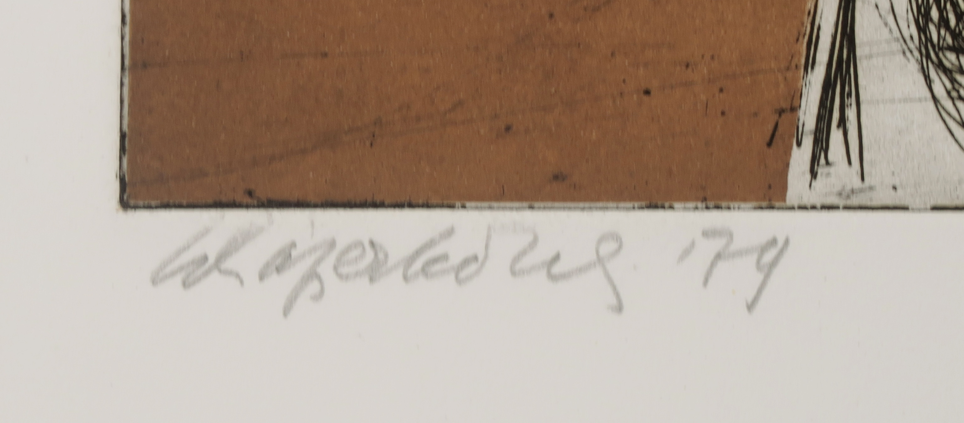 Gerard Schaperkotter - Ets en aquatint, Z.T. Abstracte compositie kopen? Bied vanaf 40!