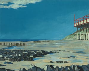 Valentin Bakardjiev - Zeefdruk, Early spring in Zeeland - Ingelijst kopen? Bied vanaf 1!