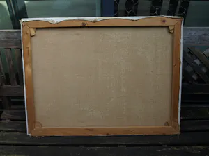 Niet of onleesbaar gesigneerd - Olieverf op doek , Leesvrouw , Lezende vrouw kopen? Bied vanaf 1!