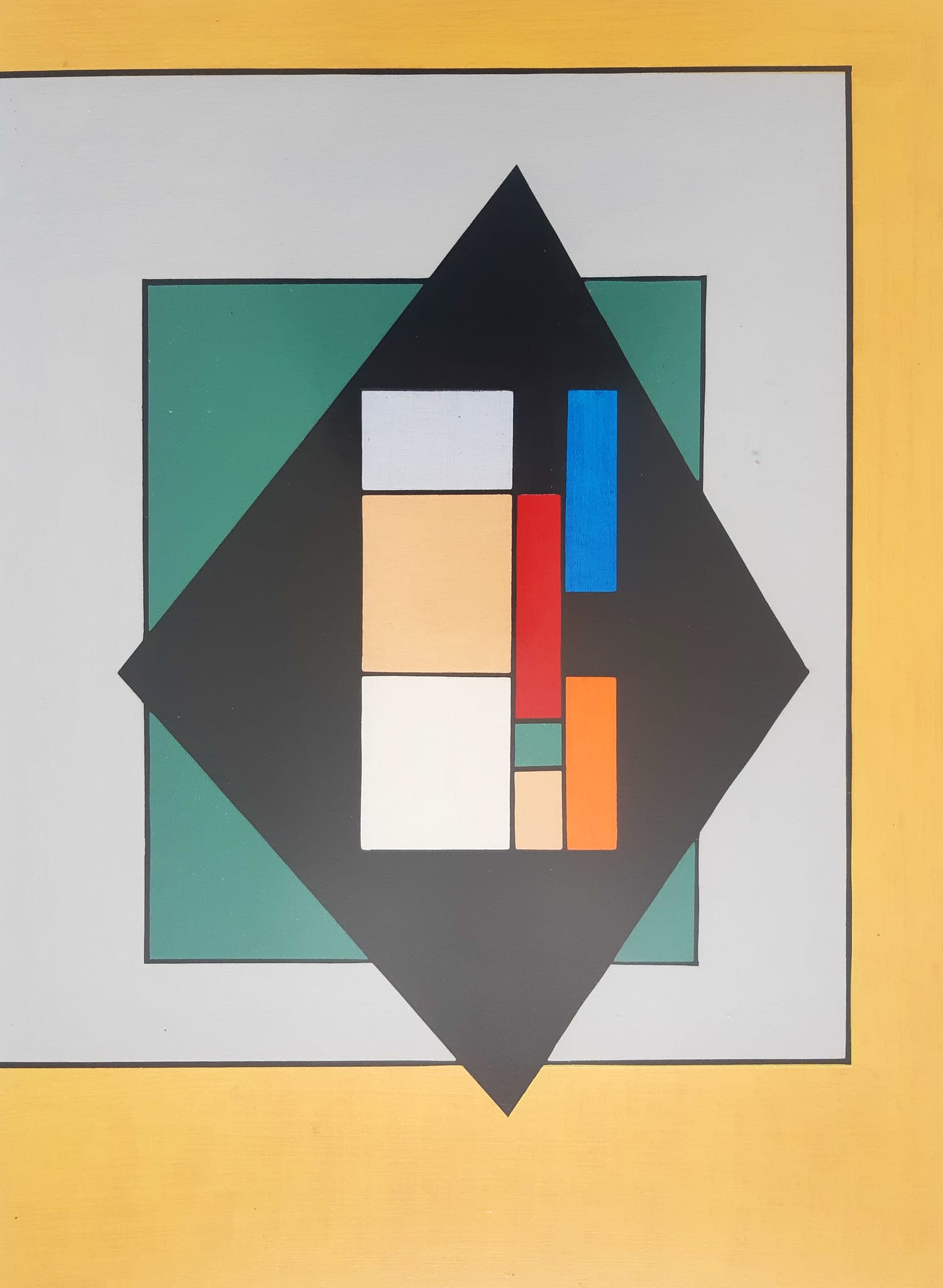 Guy Vandenbranden - abstracte compositie verkocht voor € 100!