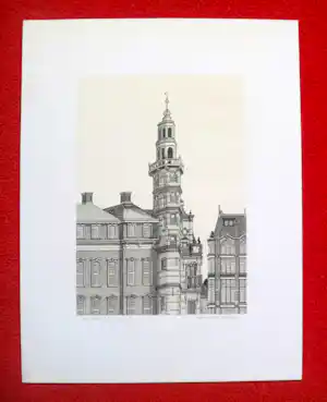 Sees Vlag - 's Gravenhage Kerkplein. verkauft für € 50!