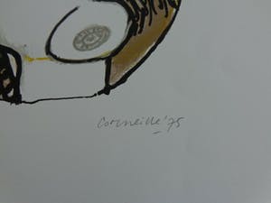 Corneille - NAAKTE VROUWENBUSTE / KLEURLITHO / 70x50cm / SIG / 1975 kopen? Bied vanaf 95!