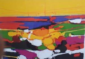 Frank Lejeune - First visit Veules Les Roses - Zeer mooi ingelijst - Nieuwstaat kopen? Bied vanaf 40!