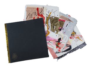 Miriam Slaats - Map met drie zeefdrukken, Alle kennis komt voort uit onze zintuigen kopen? Bied vanaf 1!