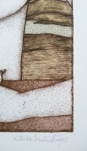 Katinka Niederstrasser - Nackt schälen, Aquatinta-Radierung kopen? Bied vanaf 50!