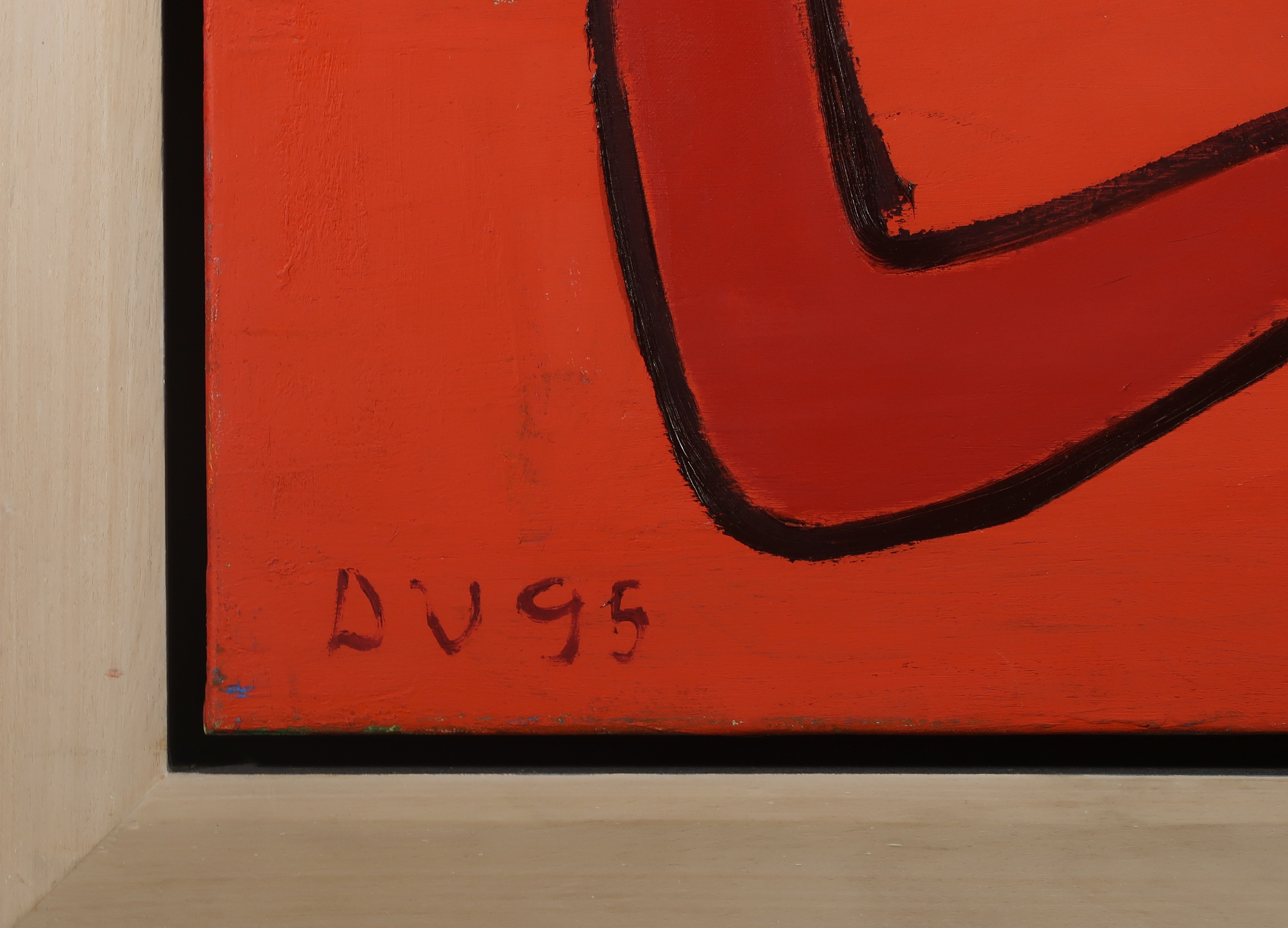 Dolf Verlinden - Olieverf op doek, Abstracte compositie - Ingelijst (Zeer groot) kopen? Bied vanaf 500!