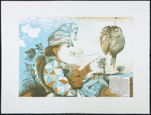 Nicolaas Wijnberg - Litho, Gepocheerde heilbot kopen? Bied vanaf 70!