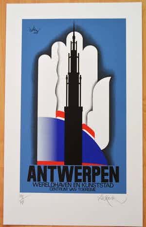 Lucien De Roeck - Antwerpen, wereldhaven en kunststad, centrum van toerisme. verkocht voor € 75!