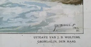 Johan Herman Isings - Op de reede van Bantam, schoolplaat kopen? Bied vanaf 1!