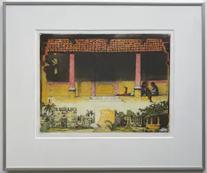 Rolf Weijburg - handgesigneerde kleurenets | 'Vila do Obo' | 1999 (INGELIJST) kopen? Bied vanaf 125!