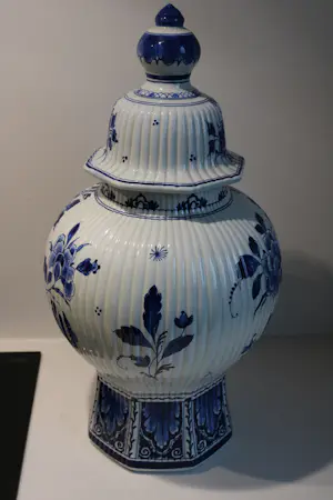 Porceleyne Fles - Royal Delft Dekselvaas kopen? Bied vanaf 150!