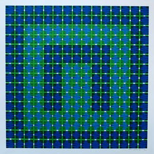 Henk van der Plas - Zeefdruk: geometrische compositie - 1988 kopen? Bied vanaf 49!