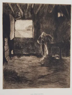 Matthijs Maris - Israels, Mauve, Steelink, Oldewelt, 21 koperetsen kopen? Bied vanaf 120!