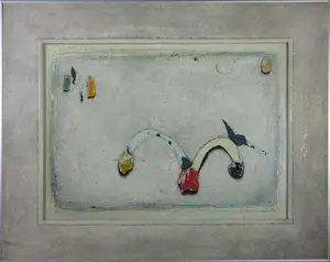 Cole Morgan - Gemengde techniek op board, CXXXCIII - Ingelijst kopen? Bied vanaf 1200!