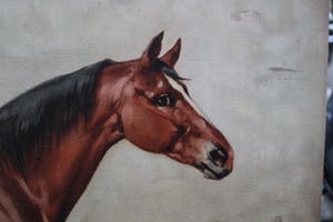 Otto Eerelman - Chromolithografie Het Mecklemburgsche paard kopen? Bied vanaf 150!