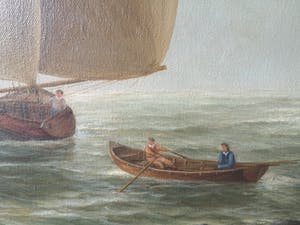 Niet of onleesbaar gesigneerd - Botters op zee kopen? Bied vanaf 1!