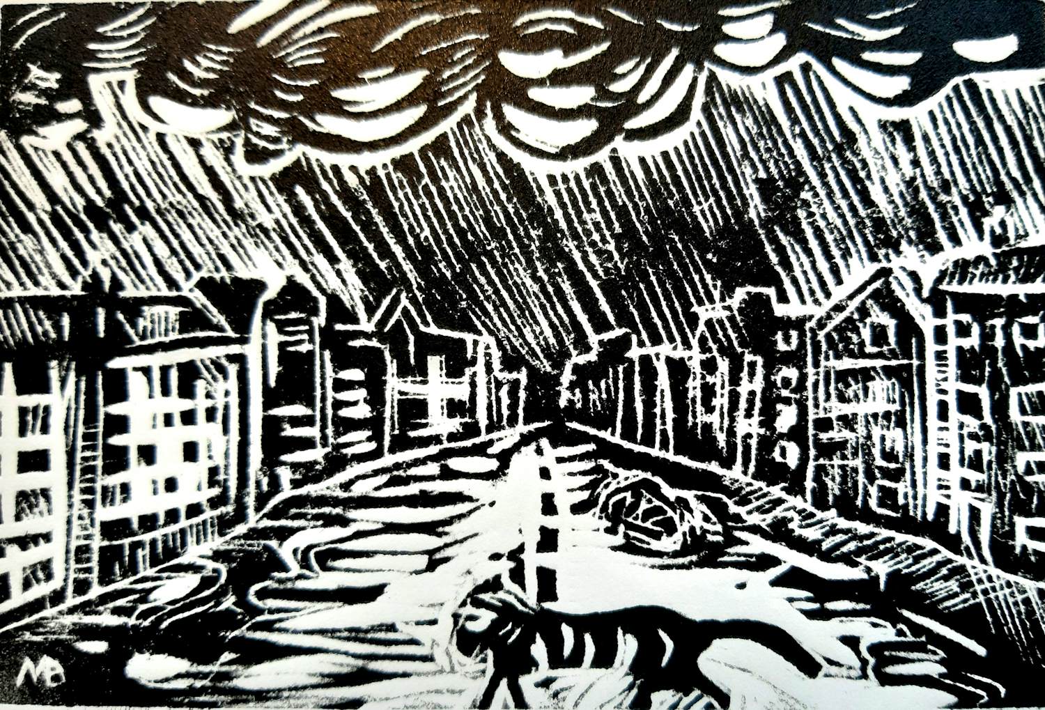 Michiel Brink - Kat - Stad - Nat kopen? Bied vanaf 35!