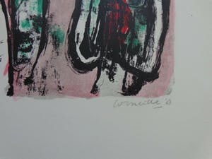 Corneille - ABSTRACTIE / KLEURLITHO / 90x63cm / SIG / 1963 kopen? Bied vanaf 295!