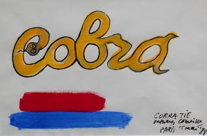 Corneille - Gemengde techniek: Dasontwerp: Cobra - 1988 kopen? Bied vanaf 999!