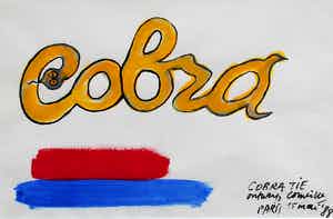 Corneille - Gemengde techniek: Dasontwerp: Cobra - 1988 verkocht voor € 999!