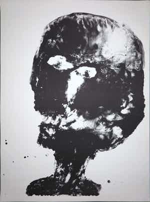 Armando - Litho, Der Kopf (Zeer groot!) verkocht voor € 350!
