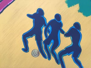 Corneille - Euro 2000 - Litho met bladgoud - ea exemplaar kopen? Bied vanaf 175!