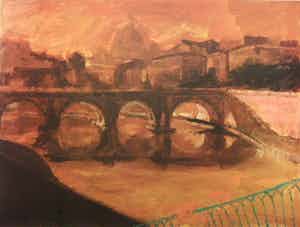Ugo Attardi - Rome - offset litho verkocht voor € 35!
