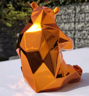 Richard Orlinski - PANDA SPIRIT (ORANGE EDITION) kopen? Bied vanaf 250!